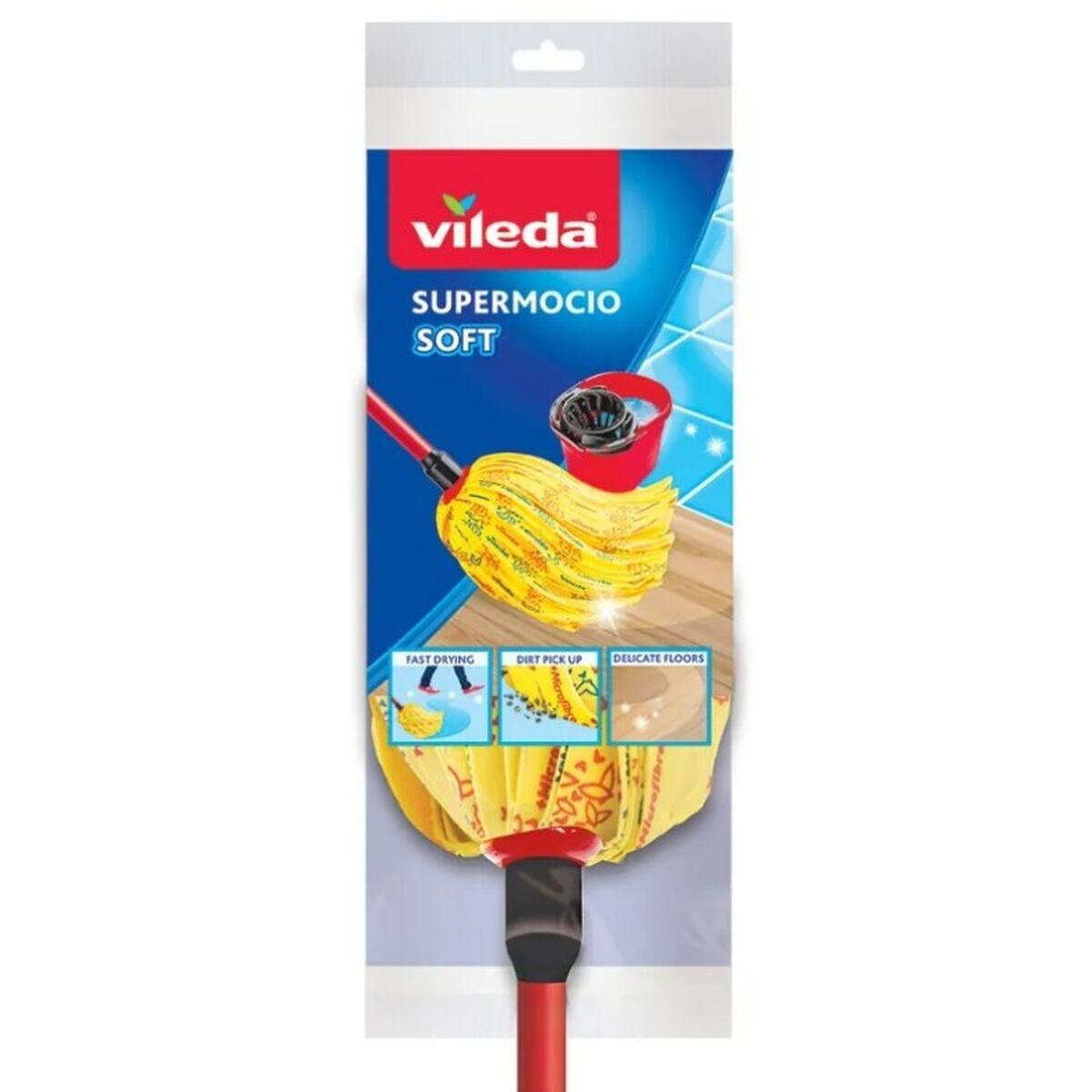 Spazzolone Vileda Supermocio Soft Giallo Nero