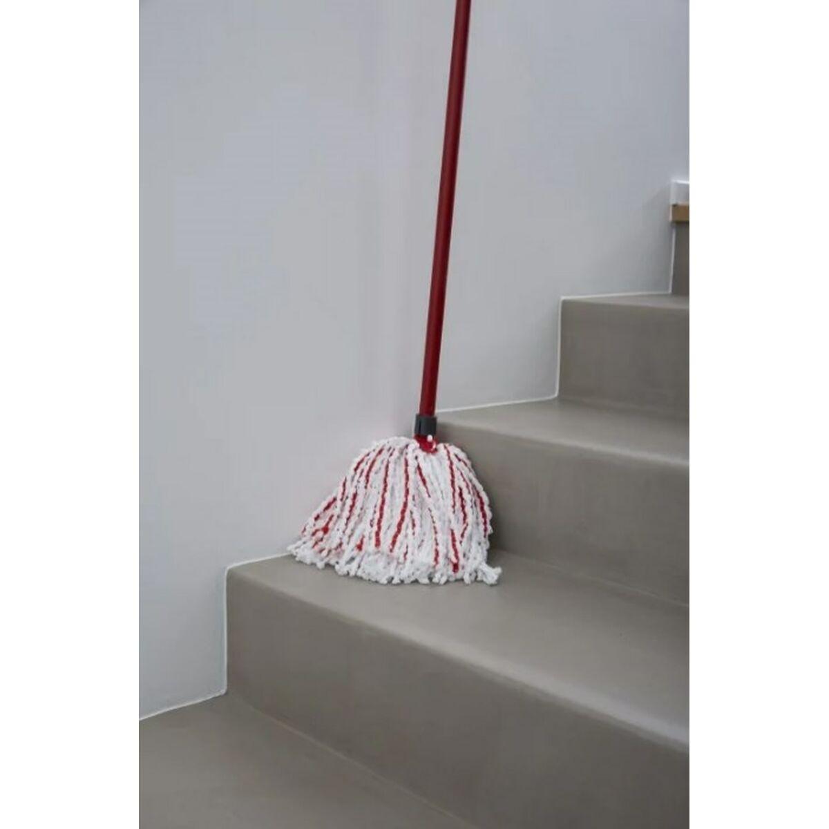 Spazzolone Vileda Microfibre And Power Rosso Microfibra Metallo