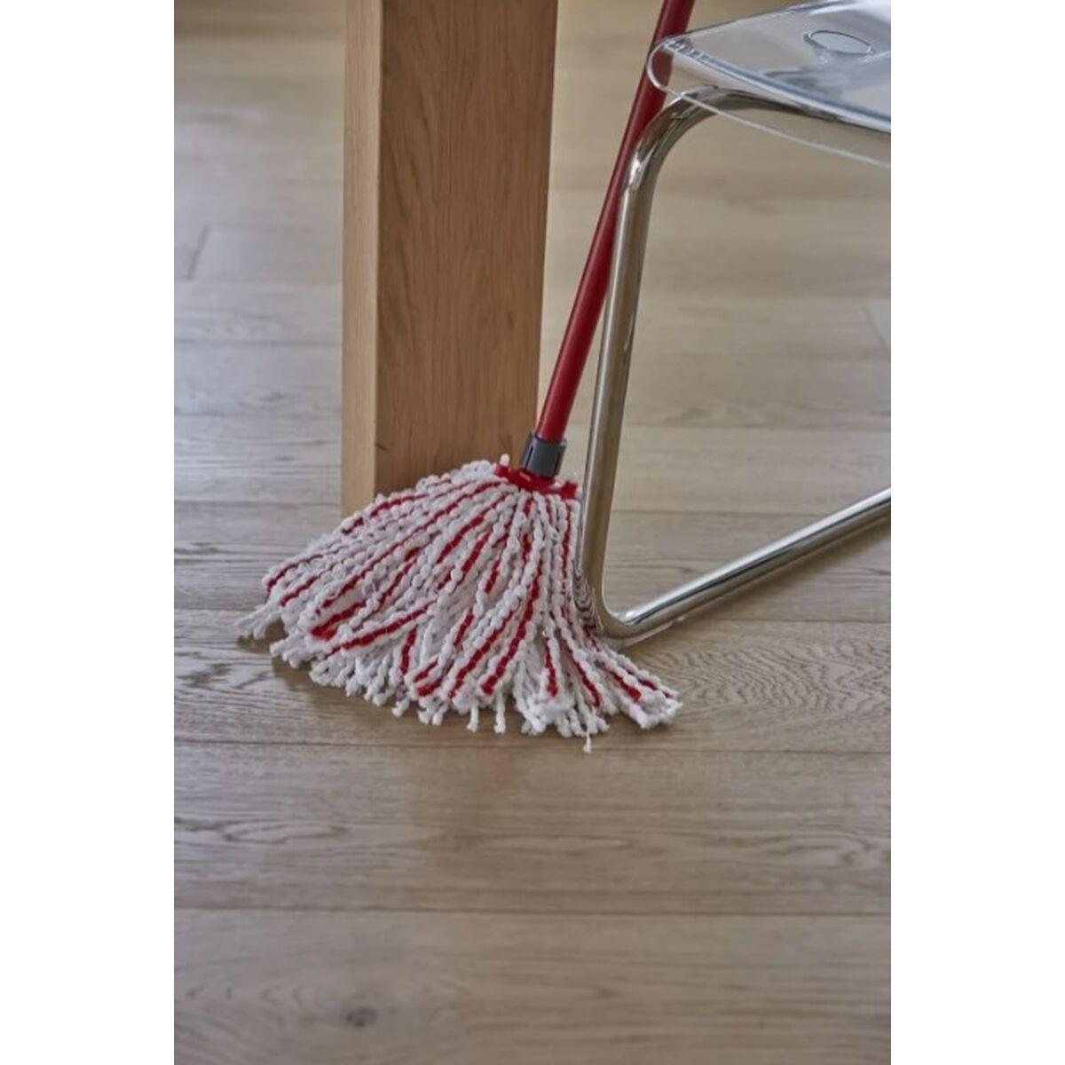 Spazzolone Vileda Microfibre And Power Rosso Microfibra Metallo