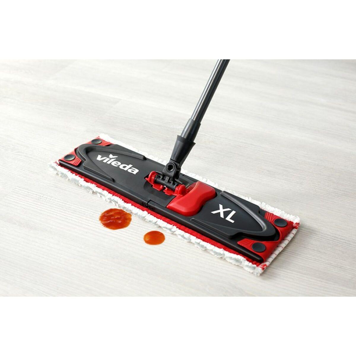Vileda Ultramat Turbo XL Mop Secco&umido Microfibra Nero Rosso