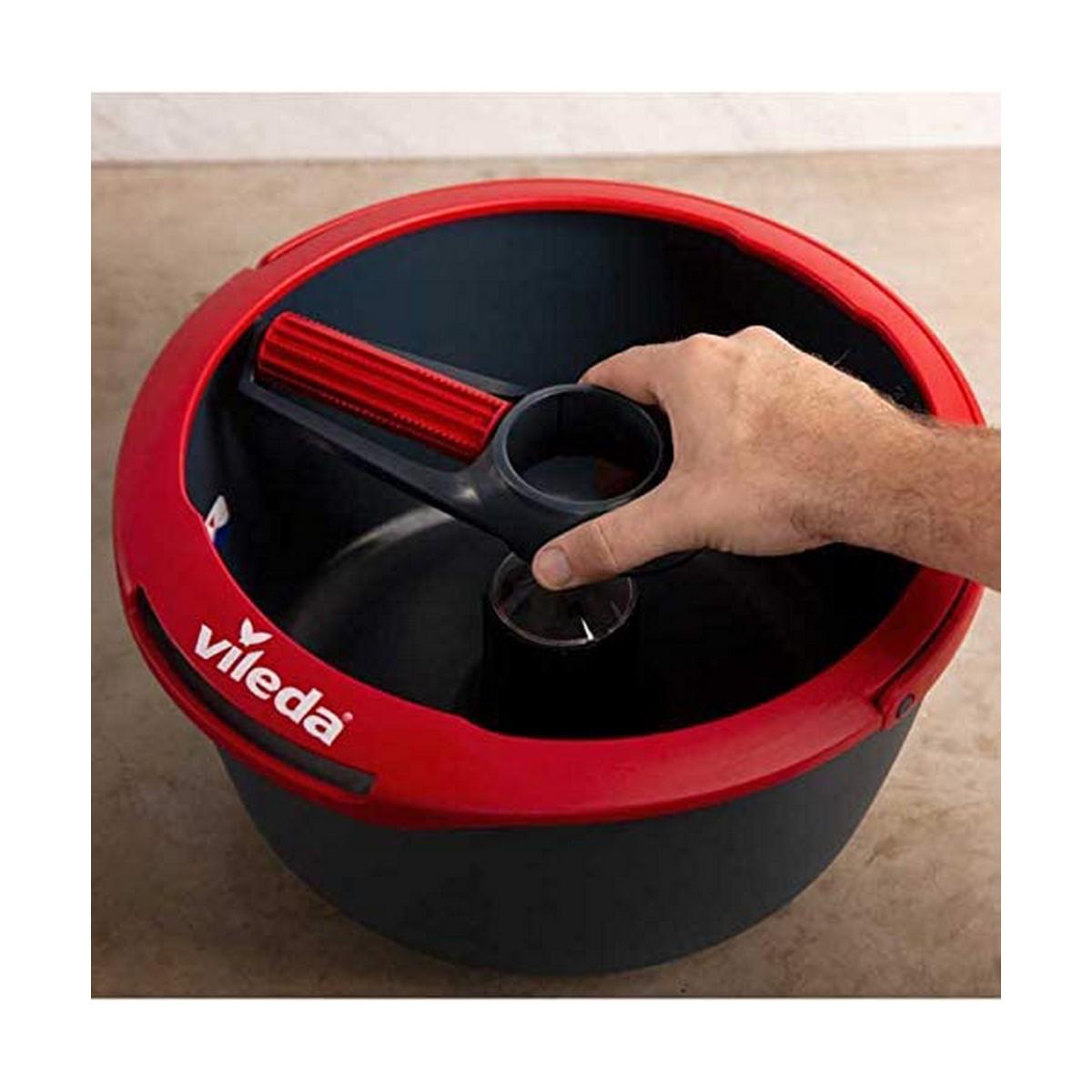 Mop with Bucket Vileda Spin & Clean Girevole polipropilene