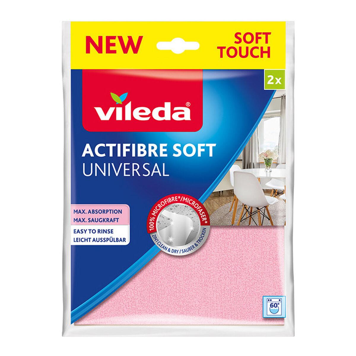 Panni Vileda Actifibre Soft 171813 2,72 x 2 x 56 x 2 cm (2 UnitÃƒÂ )