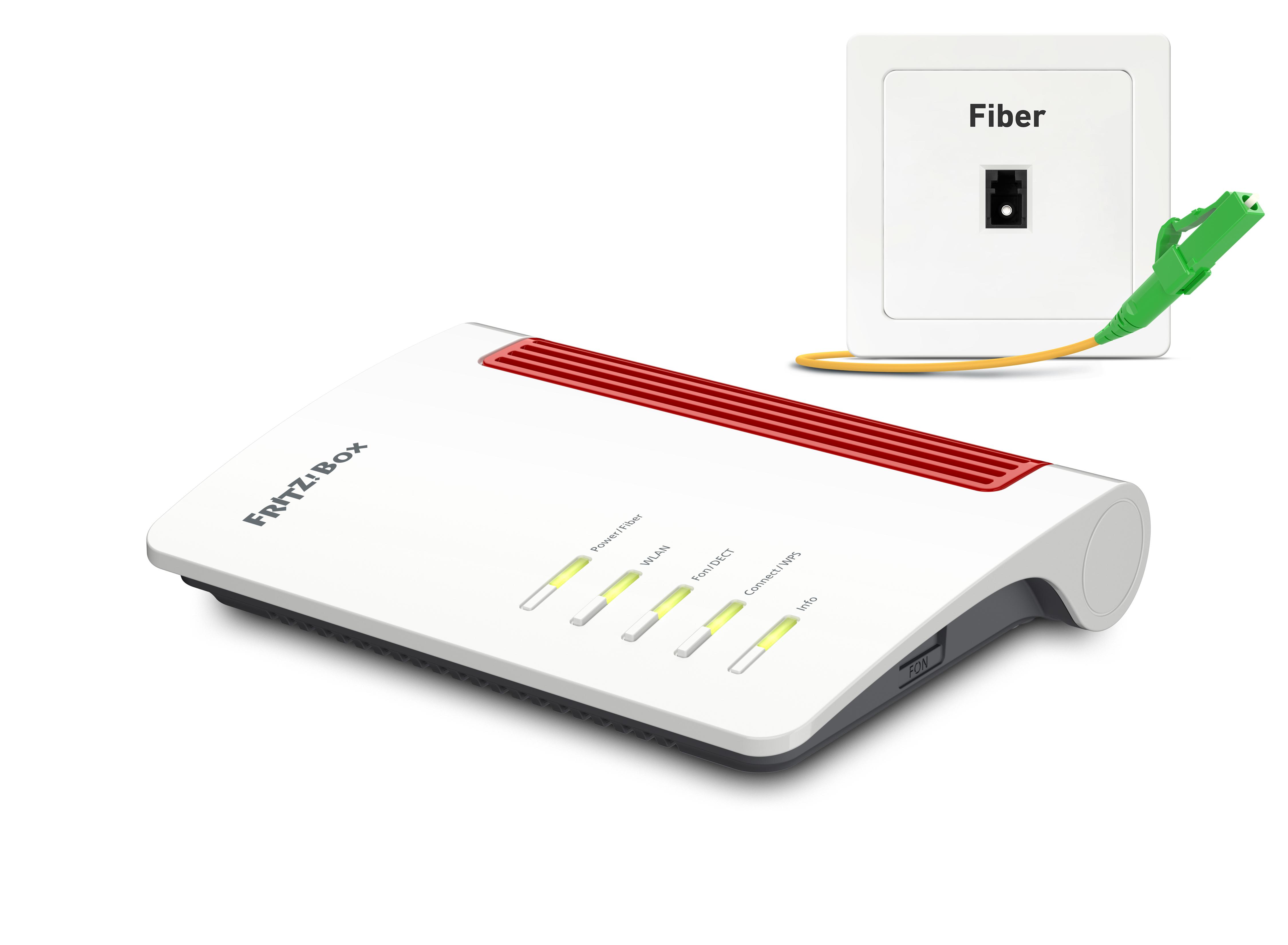FRITZ!Box 5530 (WITH SFP XGSPON) router wireless Gigabit Ethernet Dual-band (2.4 GHz/5 GHz) Bianco