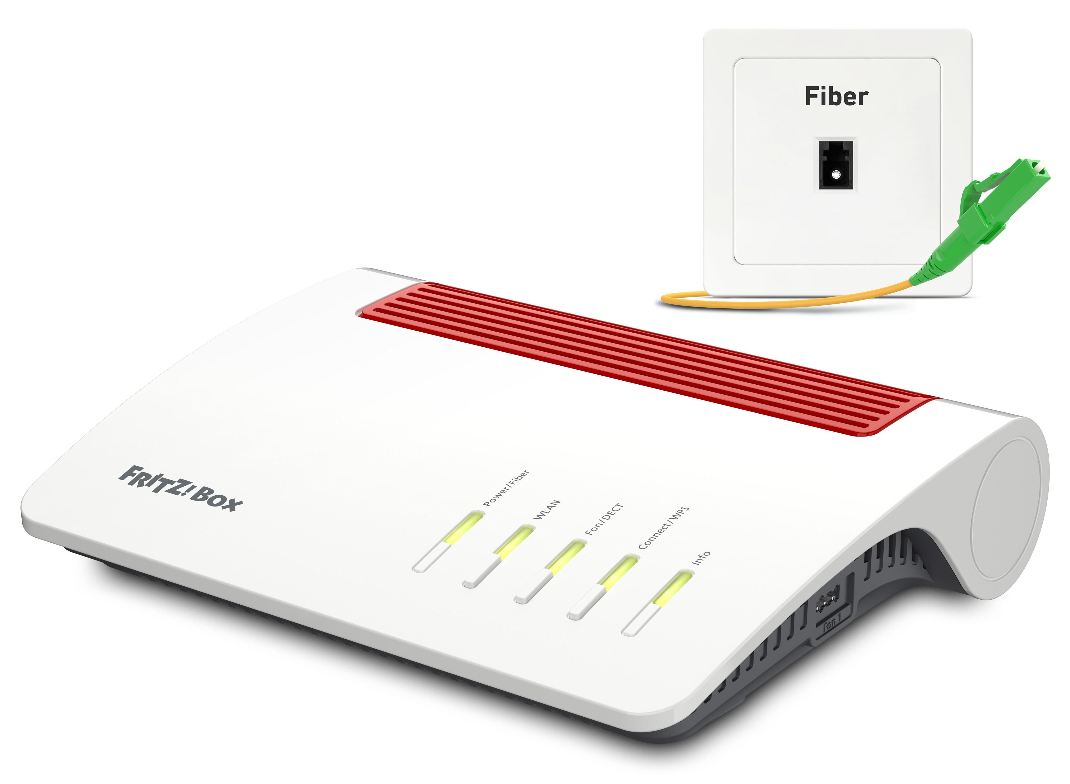 FRITZBox FRITZBox 5590 Fiber XGS-PON router wireless Gigabit Ethernet Dual-band (2.4 GHz/5 GHz) Bianco