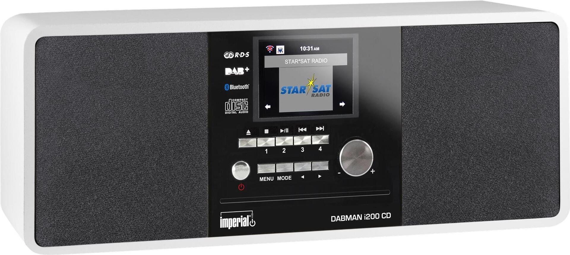 Radio DABMAN i200 CD Internet DAB DAB+ FM Bianco