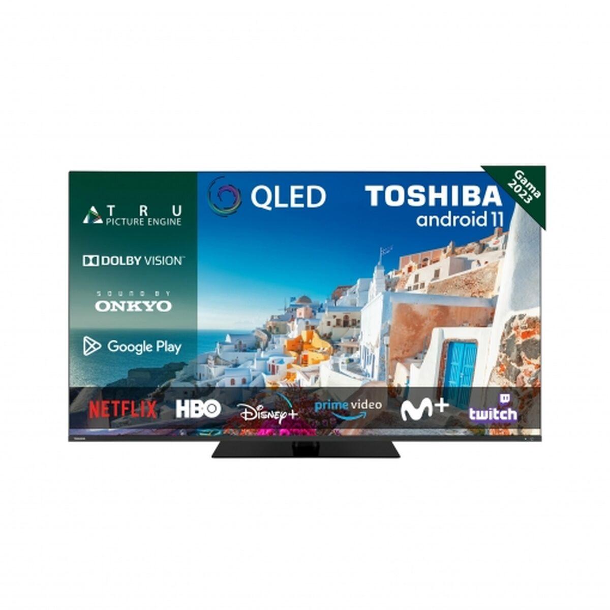 TOSHIBA TV 65" 65QA7D63DG UHD QLED ANDROIDTV BASE