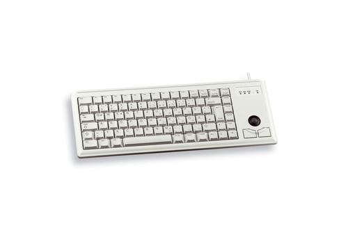 CHERRY COMPACT-KEYBOARD G84-4400 FRANÃ‡AIS GRIS USBCLAVIER MINIATURE MÃ‰CANIQUE BAS PROFIL, TRACKBALL, 84 TOUCHES, LAYOUT