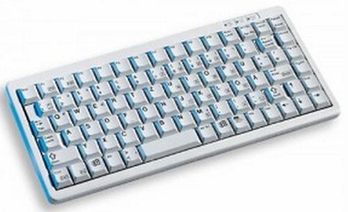 CHERRY Compact-Keyboard G84-4100 tastiera USB + PS/2 AZERTY Grigio