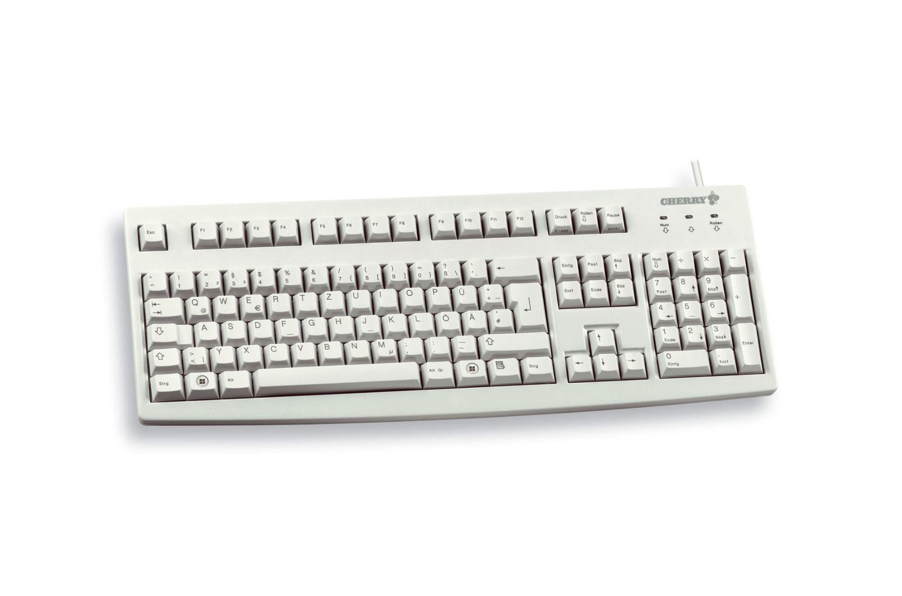 CHERRY G83-6105 tastiera USB QWERTY Russo Grigio