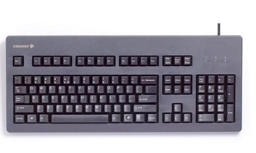 CHERRY G80-3000 tastiera USB + PS/2 Nero (CHERRY G80-3000 - MECHANICAL KEYBOARD USB BLACK) - Versione Tedesca
