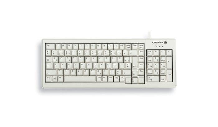 CHERRY XS tastiera Casa USB QWERTZ Tedesco Grigio