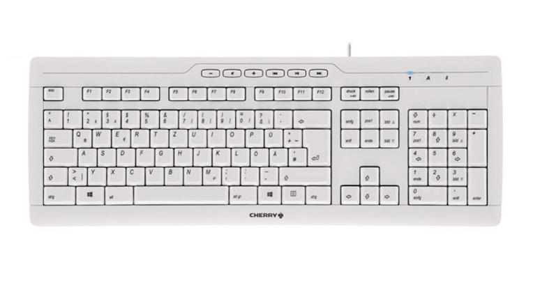 CHERRY STREAM 3.0 tastiera Ufficio USB Svizzere Nero