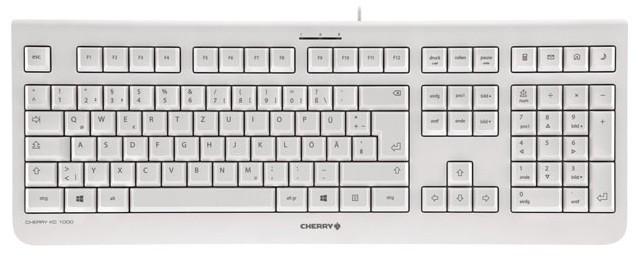 CHERRY KC 1000 tastiera Casa USB Svizzere Grigio
