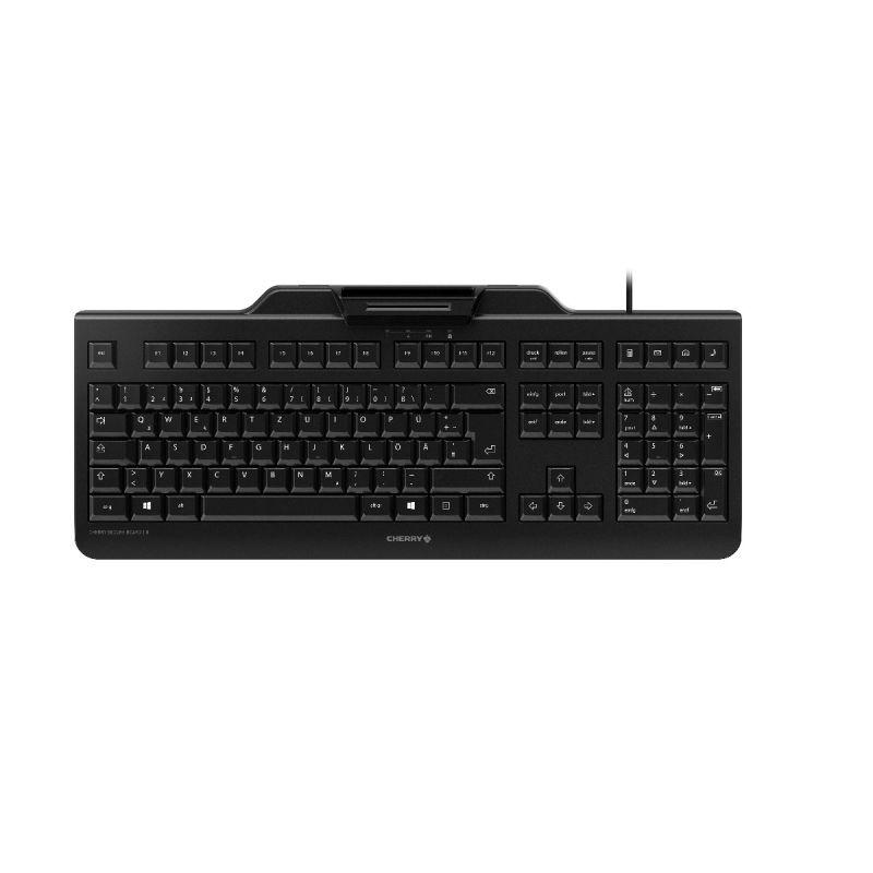 CHERRY SECURE BOARD 1.0 tastiera Ufficio USB QWERTZ Tedesco Nero