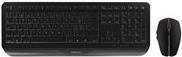 GENTIX - Desktop set - Wireless - AZERTY - Black