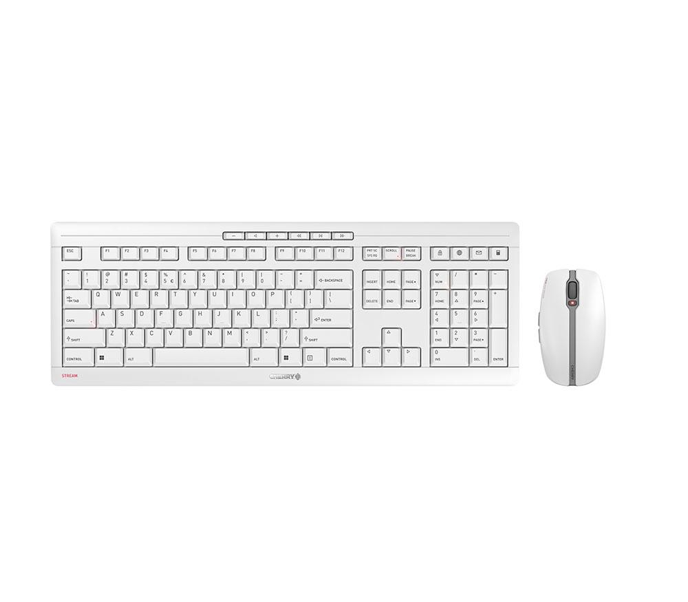 STREAM RECHARGE - Desktop set - Wireless - QWERTY - Pale Gray