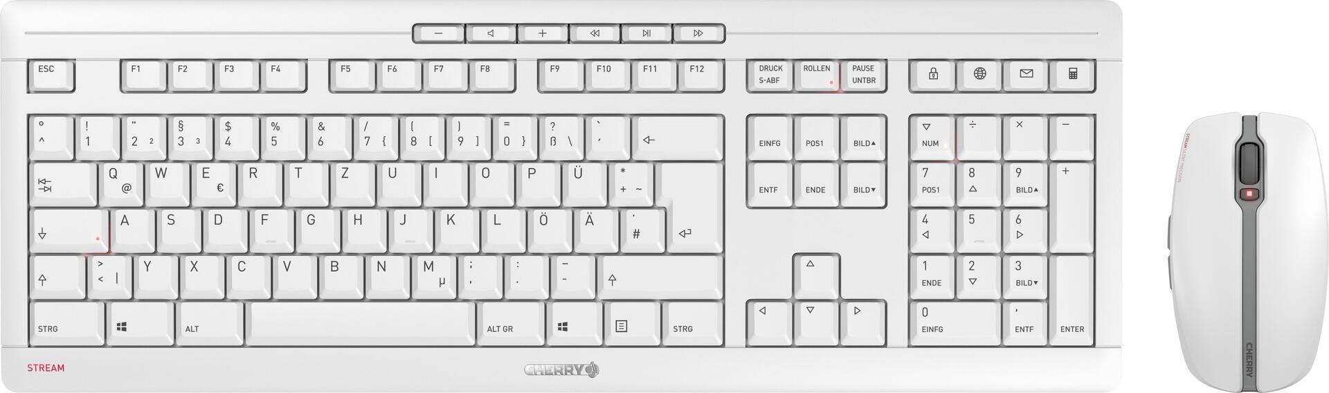STREAM RECHARGE - Desktop set - Wireless - AZERTY - Pale Gray