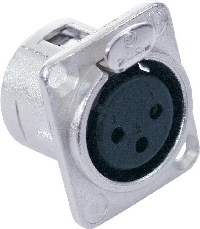 Presa da incasso NEUTRIK XLR a 3 poli NC3FDL-1 (30200580)