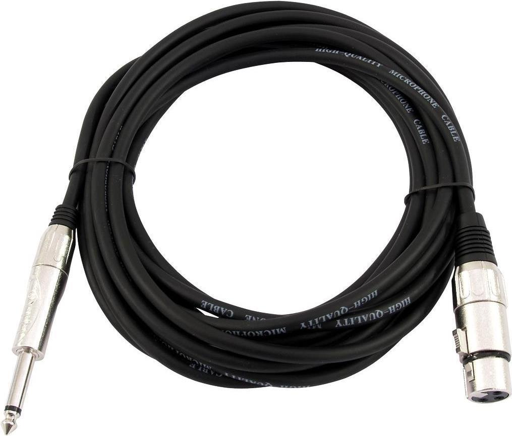 Omnitronic 30225170 cavo adattatore XLR [1x XLR Socket 3 Poly - 1x Jack Plug 6,3 mm (mono)] 5,00 m neri (30225170)