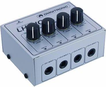 Omnitronic LH-010 4 canali 20 - 20000 Hz argento (10355010)