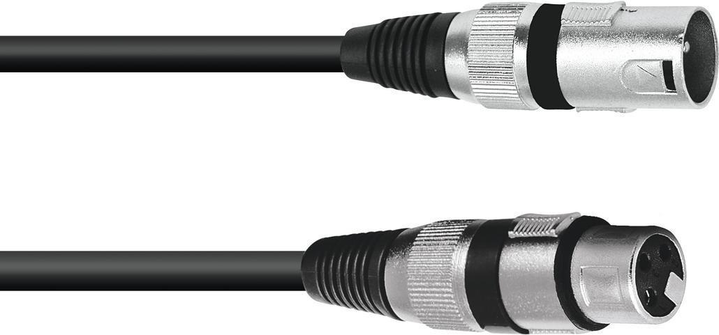 Omnitronic 3022058N XLR Cavo di collegamento [1x XLR Plug 3 Poly-1x XLR Socket 3 Poly] 20,00 M nero (3022058N)