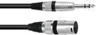 Omnitronic 3022075E XLR Adattatore Cavo [1x XLR Plug 3 Poly - 1x Jack Plug 6,3 mm (stereo)] 0,15 m nero (3022075E)
