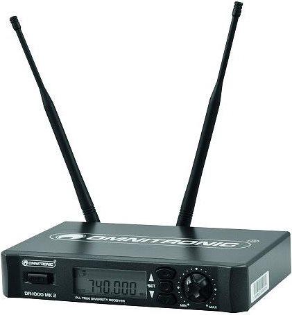 Omnitronic 13061092 Ricevitore microfono wireless da tavolo (13061092)