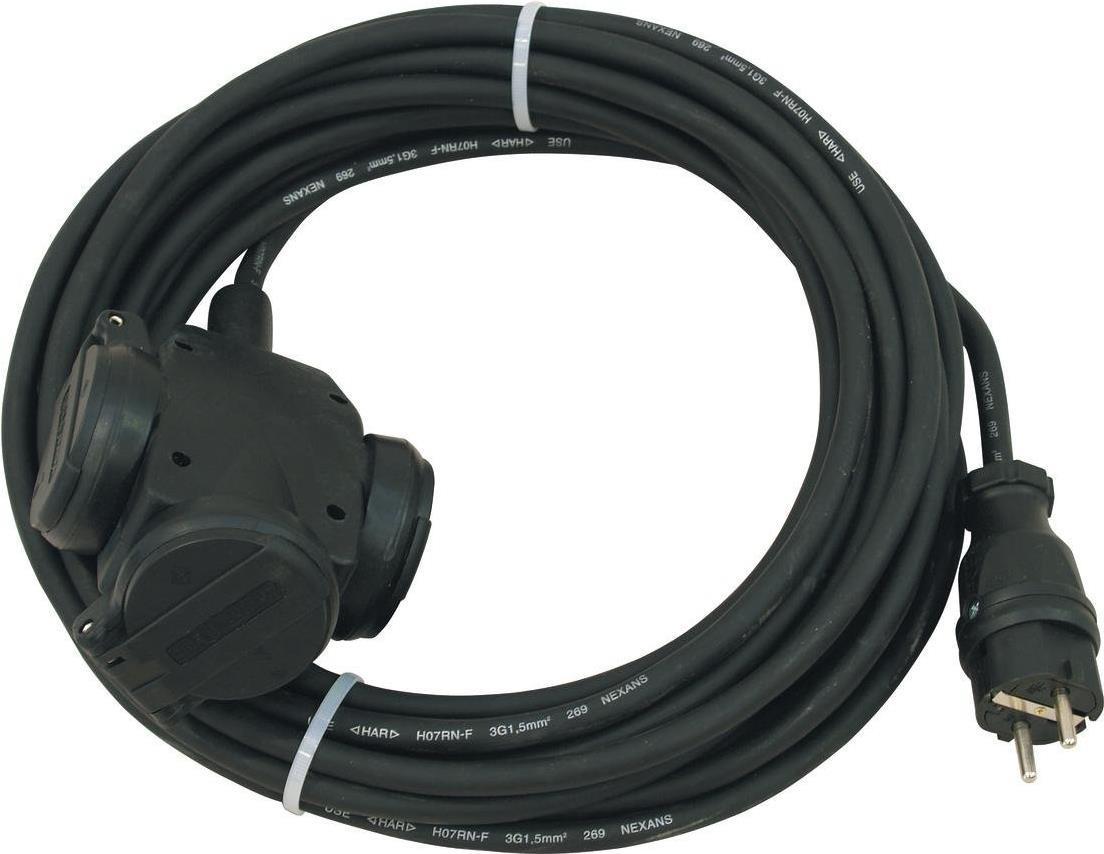 Prolunga PSSO 3x15 10m 3 volte sw (30247013)