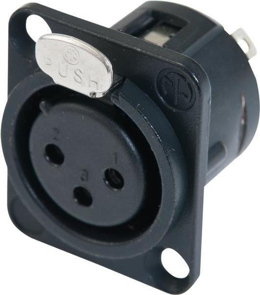 NEUTRIK Presa XLR da incasso 3 poli NC3FDL-1-BAG (30200582)