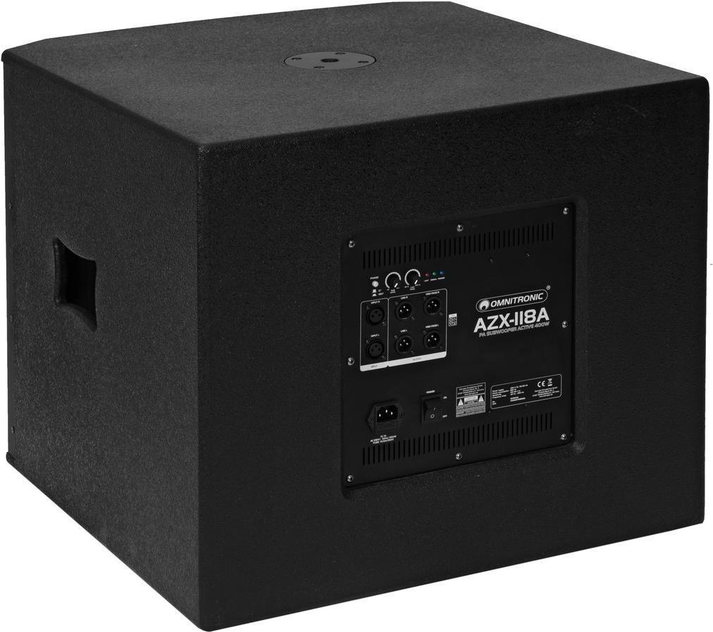 Subwoofer PA attivo OMNITRONIC AZX-118A 400W (11039046)