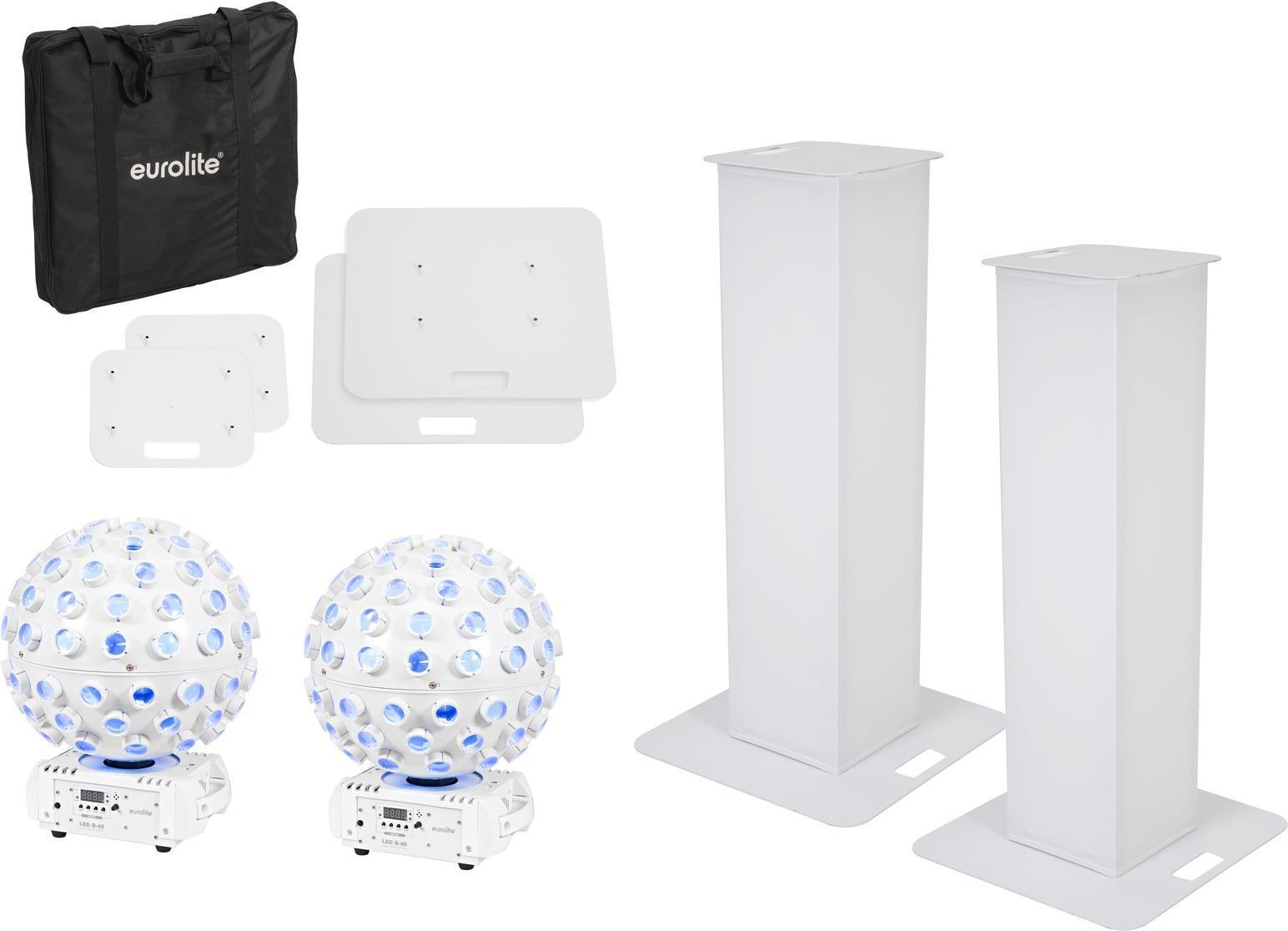 Eurolite Set 2x Stage State 100 cm 2x LED B-40 Effetto radiazione White (2000652)