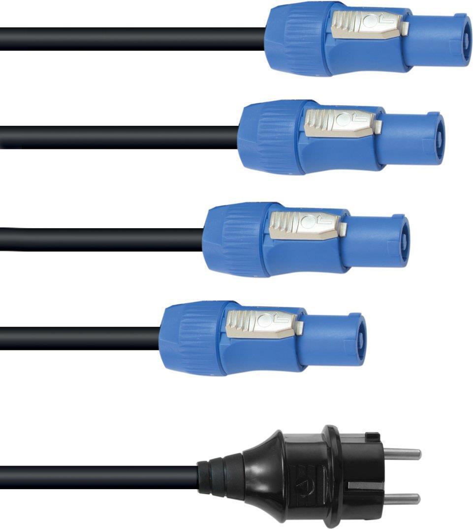 Cavo di alimentazione EUROLITE P-Con 1-4 3x25 mm (30235020)