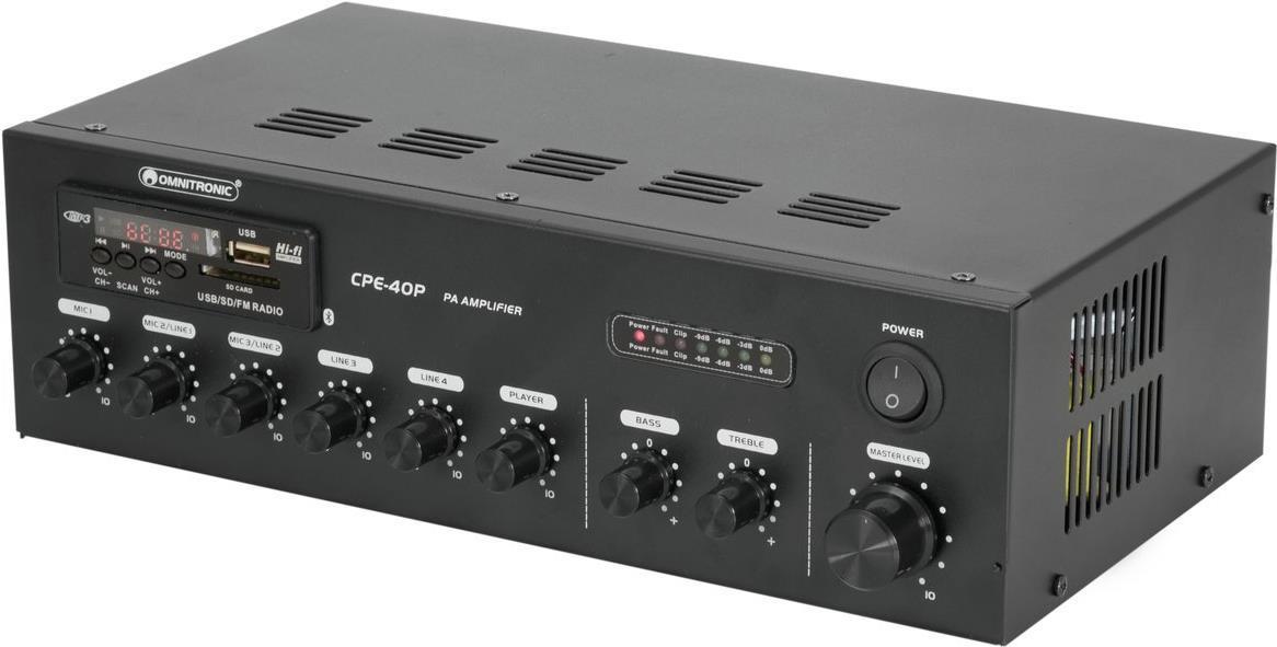 Omnitronic 80709605 Audio -Consumer Performance/Fase Black (80709605)