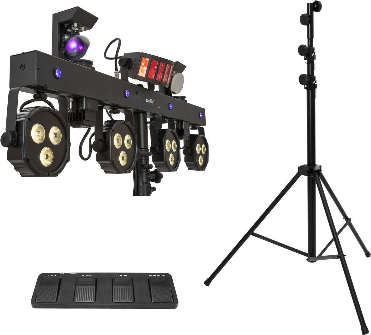 Set di eurolite LED KLS Scansione Avanti FX Compact Light Set Switch Fusel Tripod (2000849)