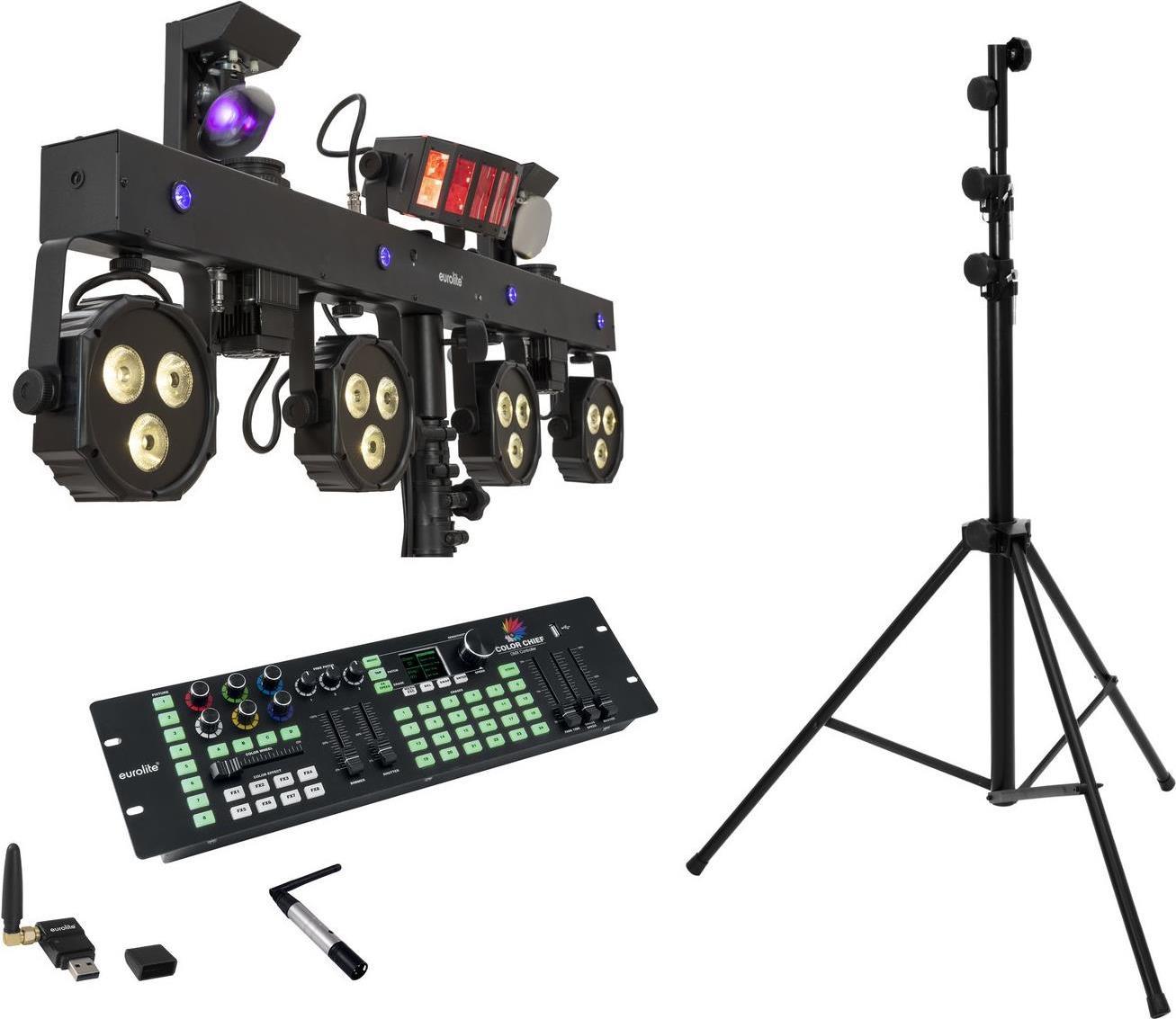 Eurolite Set LED KLS Scansione Avanti FX Compact Light Set Controller Tripod (2000851)