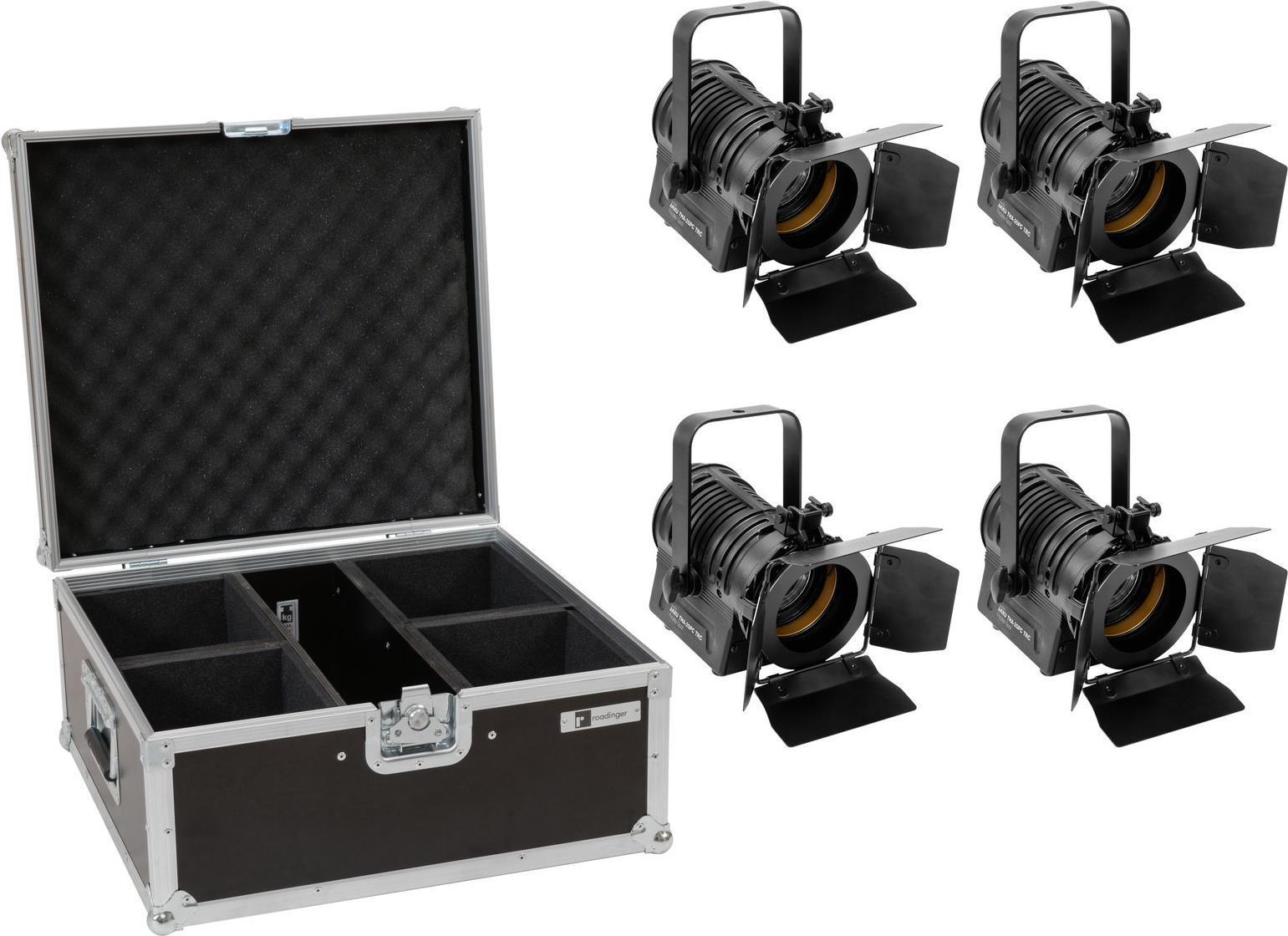 EUROLITE Set 4x AKKU THA-20PC TRC Spot teatrale sw Custodia (20000873)