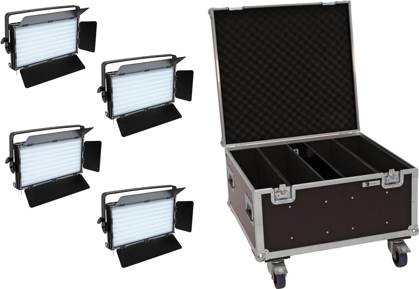 EUROLITE Set 4x Pannello LED PLL-480 CW/WW Custodia (20000898)