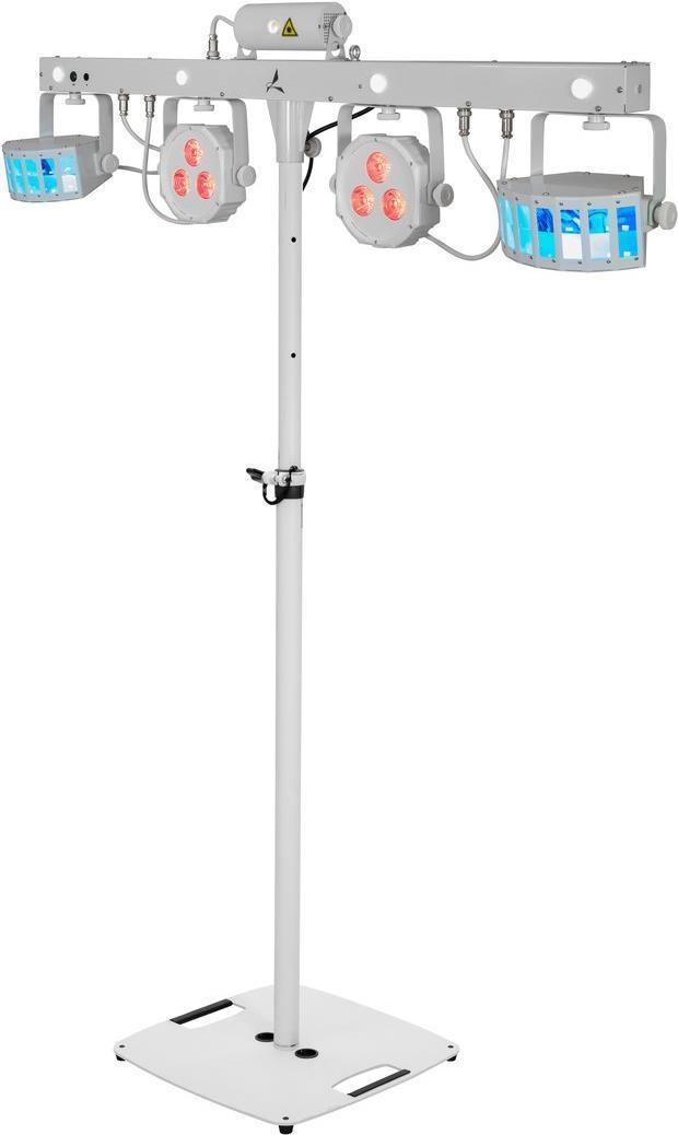 EUROLITE Set LED KLS Laser Bar FX set di luci bianco supporto per altoparlante BPS-2 bianco (20000920)