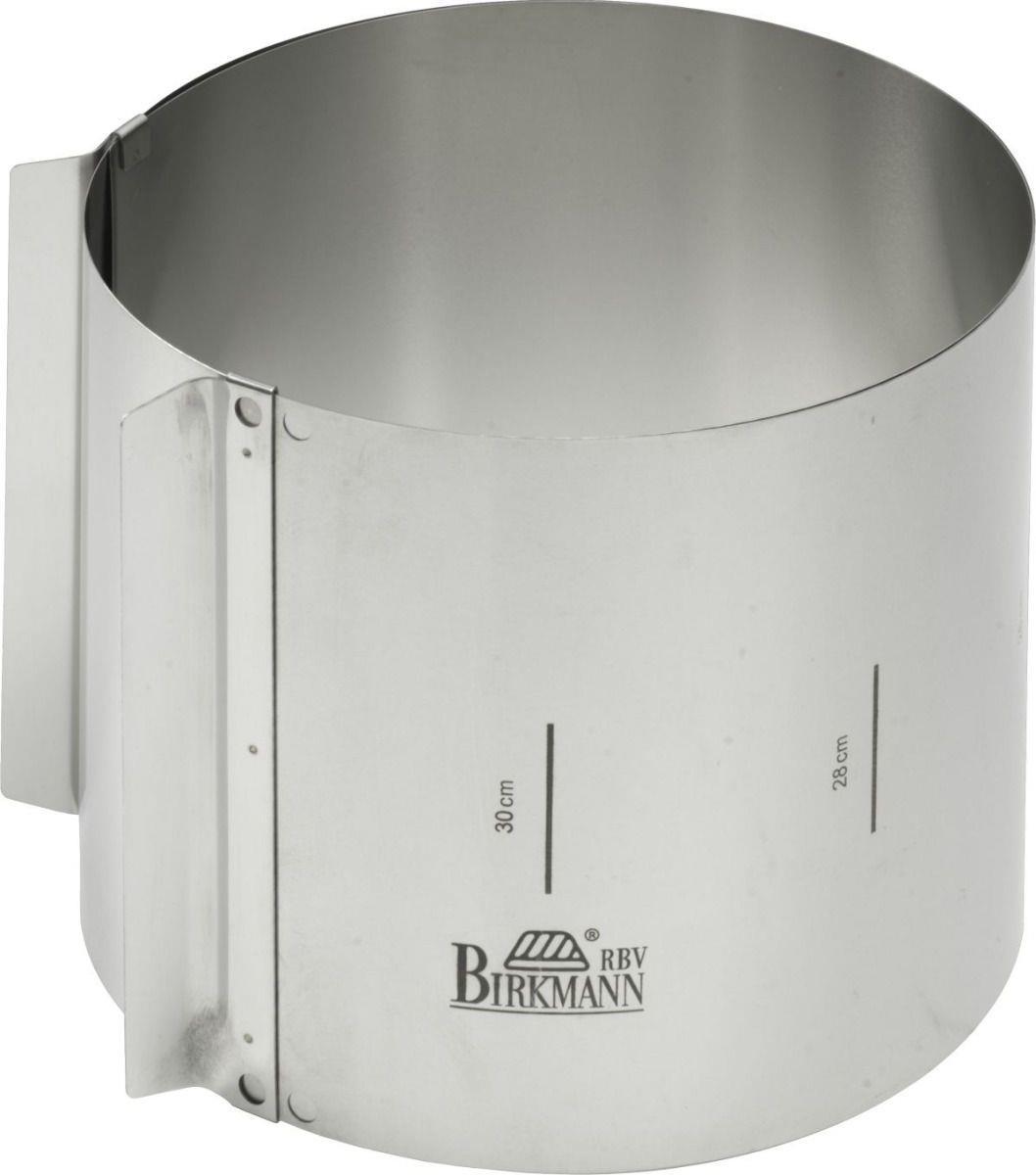 Birkmann Easy Baking, anello per torta, altezza 15 cm, regolabile da ÃƒËœ 18 cm a 30 cm