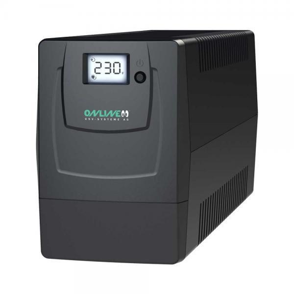 ONLINE USV-Systeme USV YUNTO Smile 600 A linea interattiva 0,6 kVA 360 W 2 presa[e] AC (YUNTO SMILE 600 600VA / 360W - .)