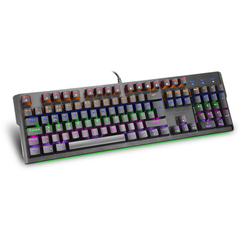 Tastiera da gioco VELA LED, meccanica, nera