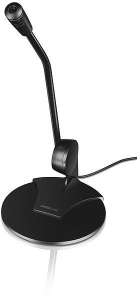 SPEEDLINK Pure Desktop Nero Microfono per PC (SPEEDLINK Pure Desktop Voice Microphone Black SL-8702-BK)