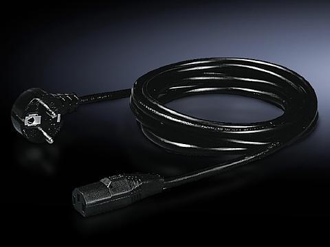 Rittal DK 7200.215 Nero 1,8 m Accoppiatore C14 Accoppiatore C13 (Rittal Anschlusskabel C13/C14/C19/C20)