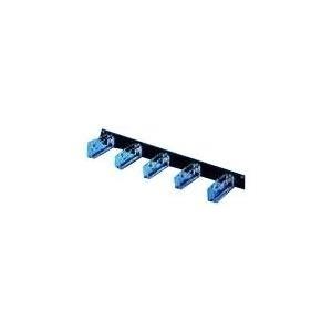 Pannello smistamento 1U HxP 43x105mm staffa in acciaio RAL 9005