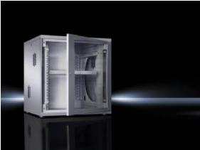 FlatBox DK 9U LxP 600x600mm grigio 19 pollici