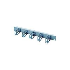Pannello smistamento 1U HxP 42x55mm staffa in acciaio RAL 7035