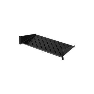 Mensola dispositivi 2U installazione fissa T400mm 25kg RAL 9005