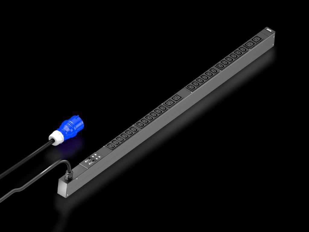 Rittal PDU BASIC - Unità di distribuzione di potenza - Connessione di uscita 28 (4 X IEC 60320 C19 24 X IEC 60320 C13)