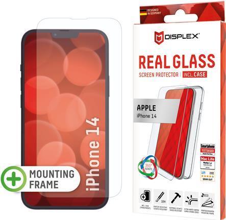 E.V.I. 01710 custodia per cellulare 161 cm 6.36 Cover Trasparente (DISPLEX REAL GLASS CASE - APPLE IPHONE 14)