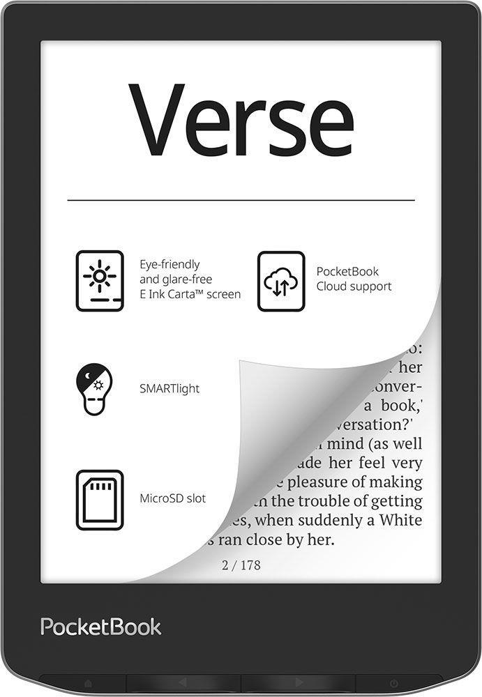 eReader PocketBook Verse grigio nebbia con 212 DPI 8 GB